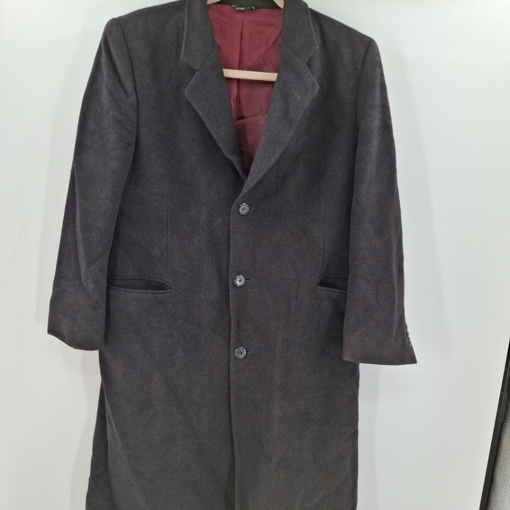 Mark Alexander Cashmere Overcoat Men's‎ 42R Gray